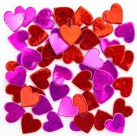 Autocolante DPCraft Hearts 60pcs (KSPI-396) imaginea #2 — magazin online Desire.md