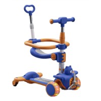 Trotinetă ChiToys Blue/Brown (64473)