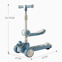 Trotinetă ChiToys Light Blue/White (010800) imaginea #2 — magazin online Desire.md