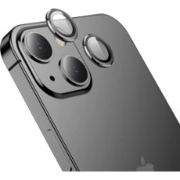 Защитное стекло для камеры смартфона Hoco 3D Eagle Eye Metal Lens Film for iPhone 14/14 Plus V12 Plus Black