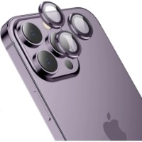 Sticlă de protecție pentru camera smartphone Hoco 3D Eagle Eye Metal Lens Film for iPhone 16 Pro/16 Pro Max V12 Plus Black
