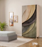 Шкаф Trendy Lidya 2 -977 Sonoma 90x192x52cm GTR005858 фото №5 — интернет-магазин Desire.md