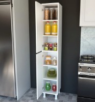 Шкаф Trendy M1 1100 White 33x191x35cm GTR006669 фото №2 — интернет-магазин Desire.md