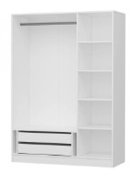 Шкаф Trendy Kale Mebran 210 White 210x135x52cm GTR001816 фото №3 — интернет-магазин Desire.md