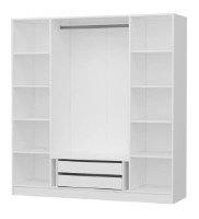 Шкаф Trendy Kale Mebran 8421 White 180x210x52cm GTR001822 фото №5 — интернет-магазин Desire.md