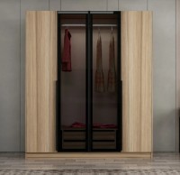 Шкаф Trendy Kale Plus 7818 Dore/Black 180x210x52cm GTR004904