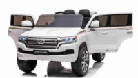 Mașinuța electrica Jiajia Toyota Land Cruiser White (JJ2022 /1) imaginea #3 — magazin online Desire.md