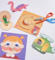 Set pentru creatie Mideer Let's Cut Paper Level 2 (6936352533672) imaginea #3 — magazin online Desire.md