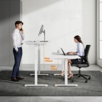 Masa de birou Sense7 Nojo 120x60 White imaginea #3 — magazin online Desire.md