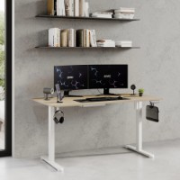 Masa de birou Sense7 Nojo 140x70 White Pine imaginea #4 — magazin online Desire.md