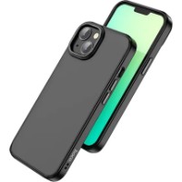 Husa de protecție Hoco Golden Shield Frosted Protective Case for iPhone 14 Black