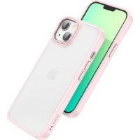 Husa de protecție Hoco Golden Shield Ffrosted Protective Case for iPhone 14 Plus Pink