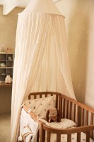 Балдахин для кроватки Jollein Cosy Check Sand 245cm (002-005-68142) фото №2 — интернет-магазин Desire.md