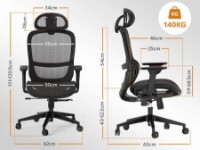 Scaun de birou Sense7 Neyo Black imaginea #3 — magazin online Desire.md