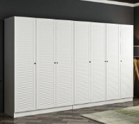 Шкаф Trendy Kale Mebran 8396 White 315x190x52cm GTR001832 фото №2 — интернет-магазин Desire.md