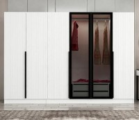 Шкаф Trendy Kale Plus 7812 White/Black 270x210x52cm GTR004900