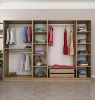 Шкаф Trendy Kale Plus 7820 Dore/Black 270x210x52cm GTR004906 фото №2 — интернет-магазин Desire.md