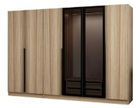 Шкаф Trendy Kale Plus 7820 Dore/Black 270x210x52cm GTR004906 фото №3 — интернет-магазин Desire.md