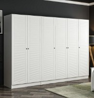 Шкаф Trendy Kale Mebran 8423 White 270x210x52cm GTR001825 фото №2 — интернет-магазин Desire.md