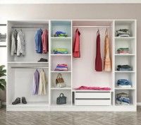 Шкаф Trendy Kale Mebran 8423 White 270x210x52cm GTR001825 фото №4 — интернет-магазин Desire.md