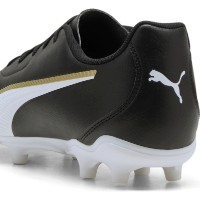 Ghete pentru fotbal Puma King 20 Play Fg/Ag Puma Black/White/Gold, s.45 imaginea #6 — magazin online Desire.md