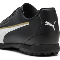 Ghete pentru fotbal Puma King 20 Play Tt Puma Black/White/Gold, s.45 imaginea #6 — magazin online Desire.md