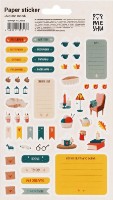 Наклейки для ежедневника Meshu Autumn Mood 12*21cm 59pcs (MS_36979)