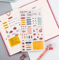 Autocolante pentru jurnal Meshu Autumn Mood 12*21cm 59pcs (MS_36979) imaginea #2 — magazin online Desire.md