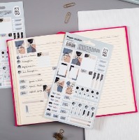 Наклейки для ежедневника Meshu Strict Lines 12*21cm 53pcs (MS_36977) фото №2 — интернет-магазин Desire.md