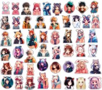 Autocolante Meshu Neko 50pcs (MS_55280)