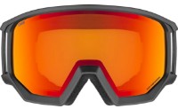 Лыжные очки Uvex Athletic FM Black Matt/Red фото №2 — интернет-магазин Desire.md
