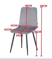 Scaun Xenos William Light Grey imaginea #4 — magazin online Desire.md