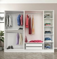 Dulap Trendy Kale Plus 7811 White/Black 225x210x52cm GTR004899 imaginea #3 — magazin online Desire.md