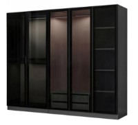 Шкаф Trendy Kale 6091 Anthracit/Black 225x210x52cm GTR004626 фото №3 — интернет-магазин Desire.md