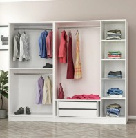 Dulap Trendy Kale 6636 White/Black 225x210x52cm GTR004632 imaginea #2 — magazin online Desire.md