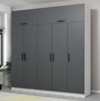 Dulap Trendy Kale 5238 White/Anthracit 225x255x52cm GTR004575 imaginea #1 — magazin online Desire.md