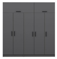 Dulap Trendy Kale 5265 Anthracit 225x255x52cm GTR004592 imaginea #2 — magazin online Desire.md