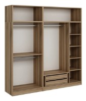 Dulap Trendy Kale 7719 Dore/Anthracit 225x255x52cm GTR004727 imaginea #3 — magazin online Desire.md