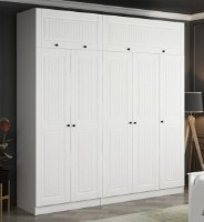 Шкаф Trendy Kale 5228 White 225x255x52cm GTR004569 фото №2 — интернет-магазин Desire.md