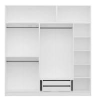 Шкаф Trendy Kale 5228 White 225x255x52cm GTR004569 фото №4 — интернет-магазин Desire.md