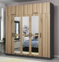 Dulap Trendy Kale 5303 Anthracit/Dore 225x255x52cm GTR004616