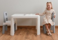 Măsuță pentru copii Technok Grey/White (0150) imaginea #3 — magazin online Desire.md