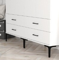 Шкаф Trendy Kumsal TT White 201.4x47.5x160cm GTR001777 фото №3 — интернет-магазин Desire.md