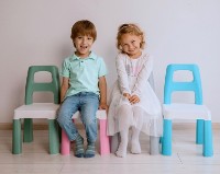 Scaun pentru copii Technok Light Blue/White (9710) imaginea #5 — magazin online Desire.md