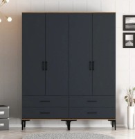 Шкаф Trendy Kumsal TT Walnut/Anthracit 201.4x47.5x160cm GTR001774