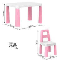 Măsuță pentru copii Technok Pink/White (0457) imaginea #4 — magazin online Desire.md
