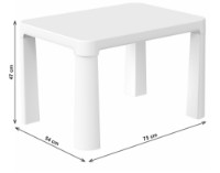 Măsuță pentru copii Technok White (0402) imaginea #5 — magazin online Desire.md