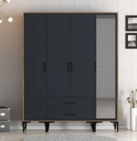 Шкаф Trendy Kumsal STR Walnut/Anthracit 201.4x47.5x160cm GTR001789