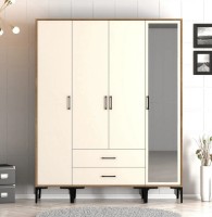 Шкаф Trendy Kumsal STR Walnut/Cream 201.4x47.5x160cm GTR001790