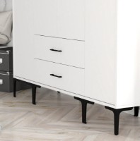 Шкаф Trendy Kumsal STS White 201.4x47.5x160cm GTR001782 фото №3 — интернет-магазин Desire.md